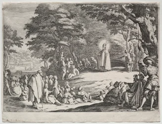 St. Amand Preaching in a Wood