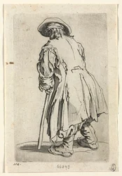 The Beggars: Old Beggar on One Single Crutch, c. 1623