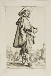 The Gentleman with Clasped Hands, plate eleven from La Noblesse