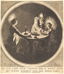 The Holy Family at Table