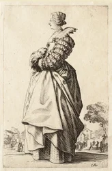 The Lady in Profile with her Hands in her Muff