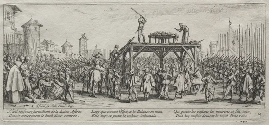 The Large Miseries of War: Execution on the Wheel