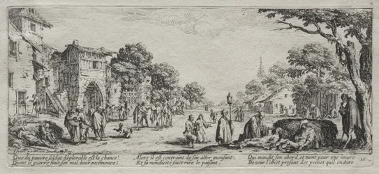 The Large Miseries of War: The Beggars and the Dying