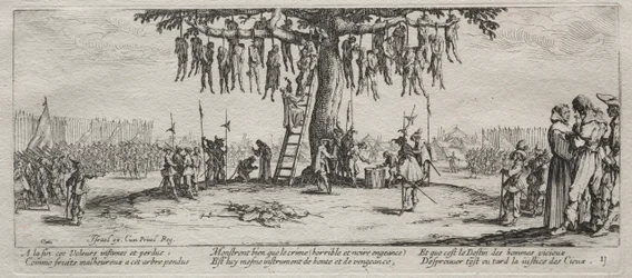 The Large Miseries of War: The Hanging, 1633
