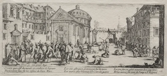 The Large Miseries of War: The Hospital, 1633