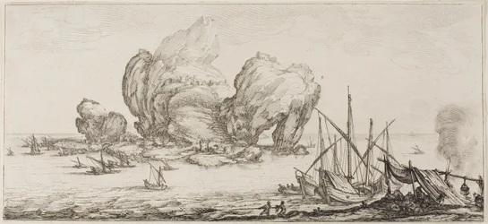 The Large Rock, from Various Scenes Designed in Florence