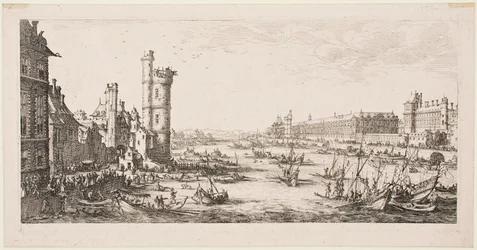 The Large Views of Paris: View of the Louvre