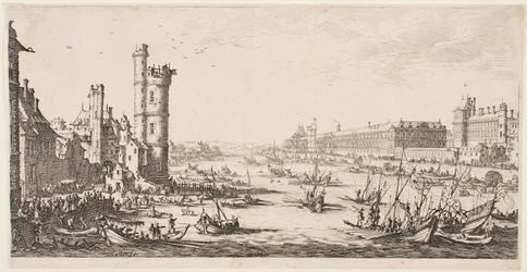 The Large Views of Paris: View of the Louvre