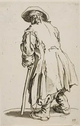 The Old Beggar Leaning on his Crutch (plate seventeen from The Beggars)
