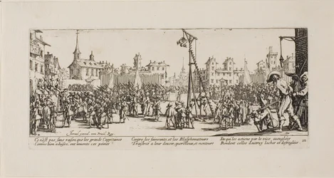 The Strappado, plate ten from The Miseries of War