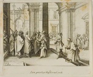 The Tribute to Caesar, from The New Testament