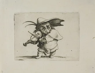 The Violin Player, from Varie Figure Gobbi