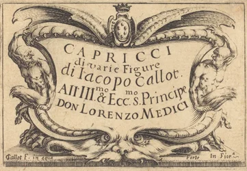Title Page for The Capricci