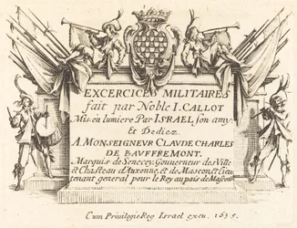 Title Page for "The Military Exercises"
