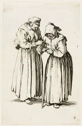 Two Women Beggars, Plate Eight from The Beggars
