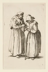 Two Beggar Women, from The Beggars