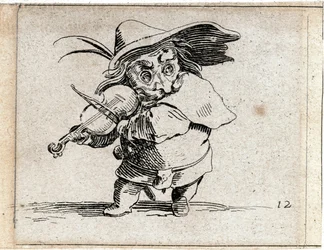 Various Hunchback Figures (engraving)