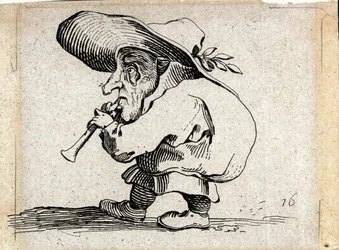 Various Hunchback Figures (engraving)