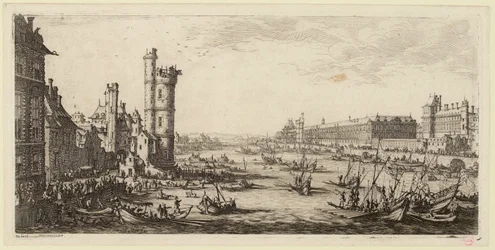 View of the Louvre and the former Porte de Nesle (IFF 667).
