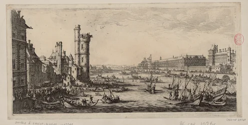 View of the Louvre and the Former Porte de Nesle