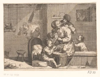 Domestic Scene with Nursing Child