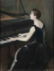 Portrait of the Pianist Léontine Bordes-Pène