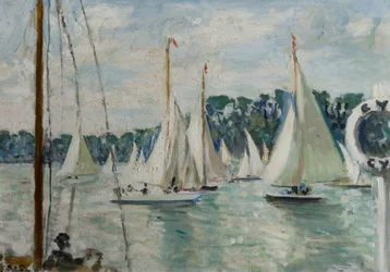Racing Yachts on the Seine