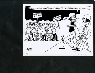 Le Figaro, Satirical in Black & White