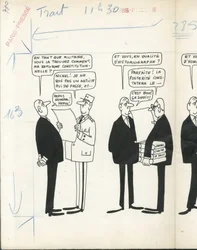 Paris-Presse, Satirical in Black & White