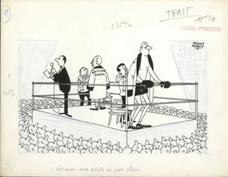 Paris-Presse, Satirical in Black & White