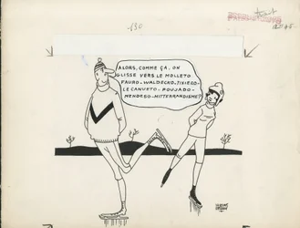 Paris-Presse, Satirical in Black & White