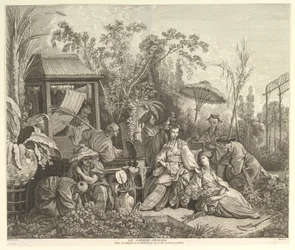 The Chinese Garden, from Chinoiseries