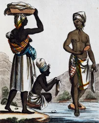 Washerwomen from Santo Domingo, from Encyclopedie des Voyages