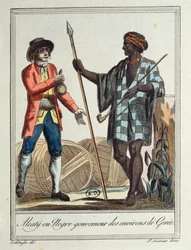 Black governor of the Gorée district, 1796