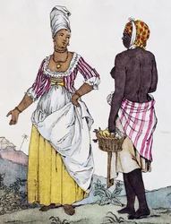 Black Woman and Mulatto Woman of Santo Domingo