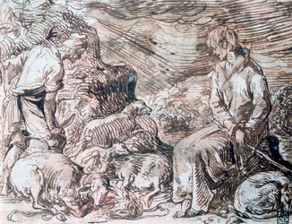 Hippocrates and Democritus