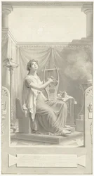 Design for the Title Page for Poems by H. Tollens Czn.