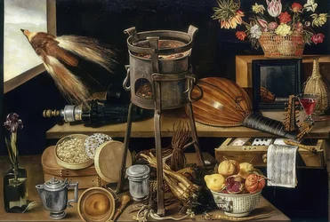The Five Senses and the Four Elements. 1627