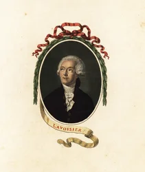 Antoine Lavoisier, French Chemist, Economist and Nobleman (engraving)