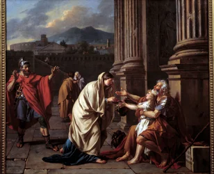 Belisarius (500-565) asking for alms