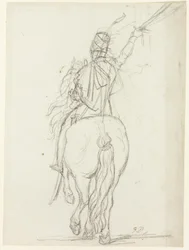 Mounted Officer from the Back