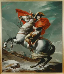 Napoleon Crossing the Saint Bernard Pass, One of Five Versions