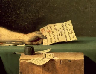 The Death of Marat (detail)