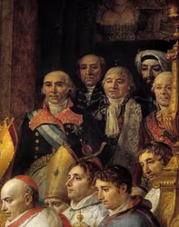 The Rite of Napoleon. (detail)