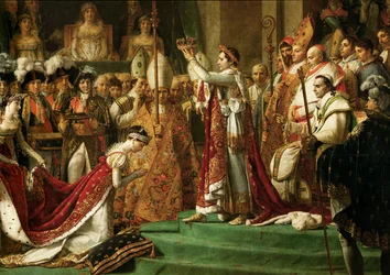 The coronation of Emperor Napoleon I Bonaparte …