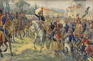 Napoleon Bonaparte on His Arrival in the Occupied City of Nice
