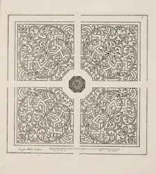 Design for Parterre, from Theatre des Plans et Jardinages, pub.1652