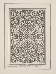 Design for Parterre, from Theatre des Plans et Jardinages, pub.1652