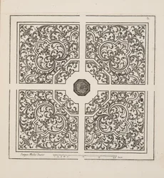 Design for Parterre, from Theatre des Plans et Jardinages, pub.1652