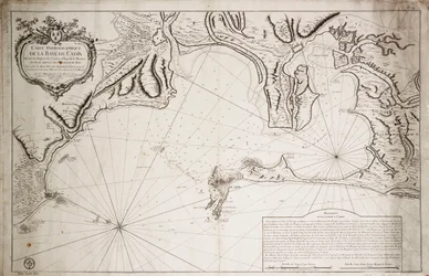 Hydrographic chart of the Bay of Cadiz